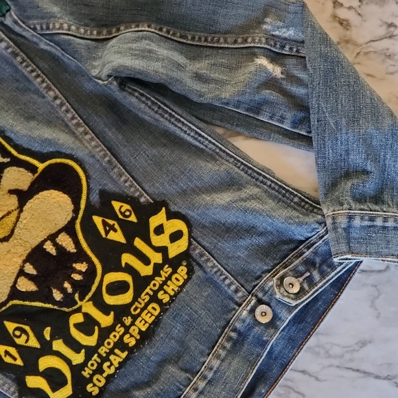 Gap upcycled gorpcore y2k denim jacket size medium - Picture 13 of 13